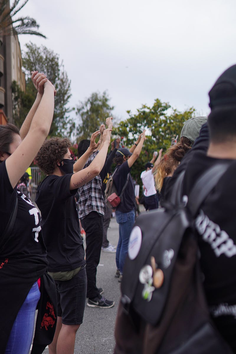 Black Lives Matter protest LA