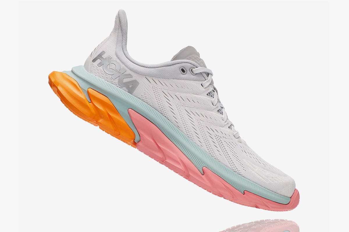 hoka one one clifton edge sneaker product shot