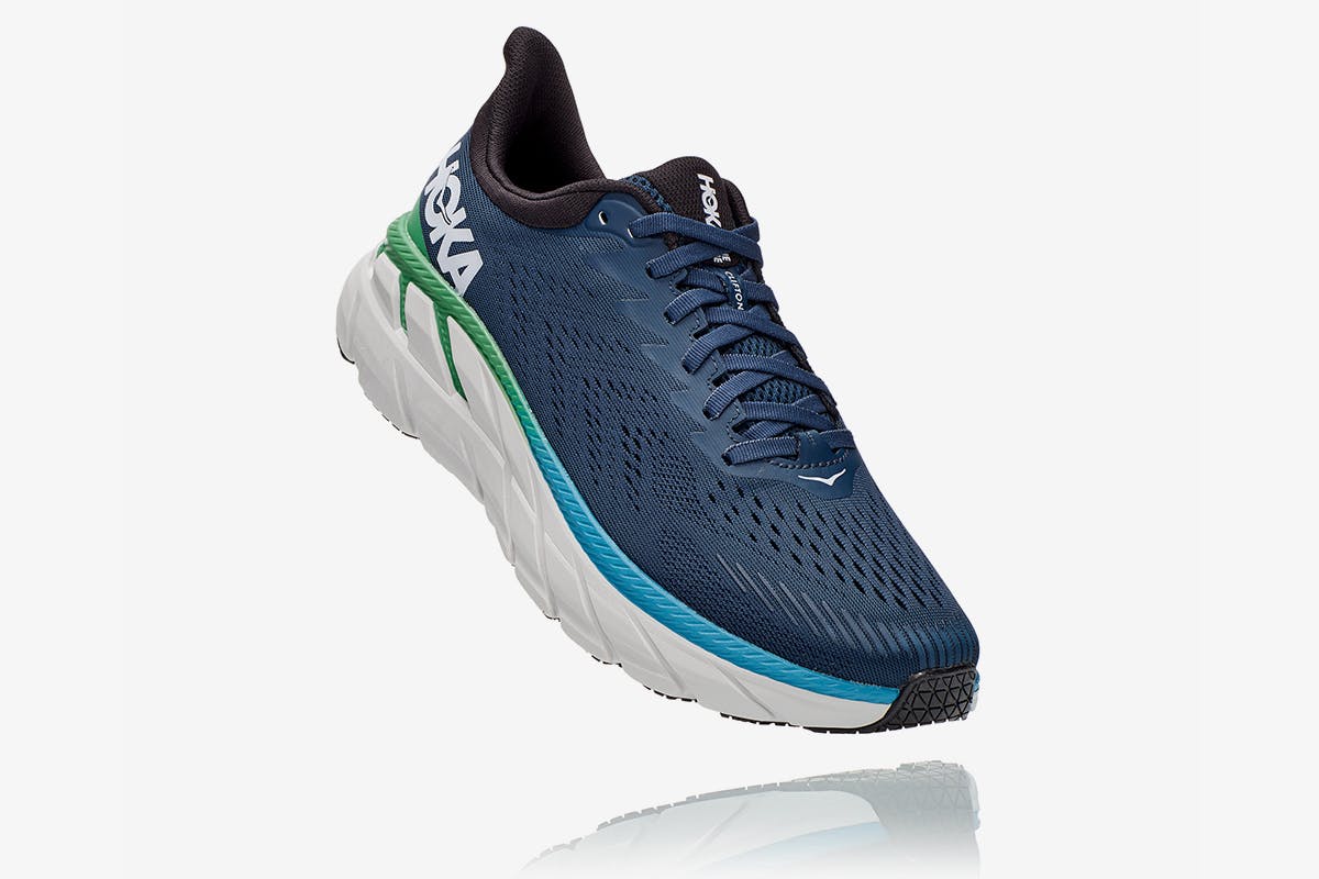 hoka one one clifton 7 product shots