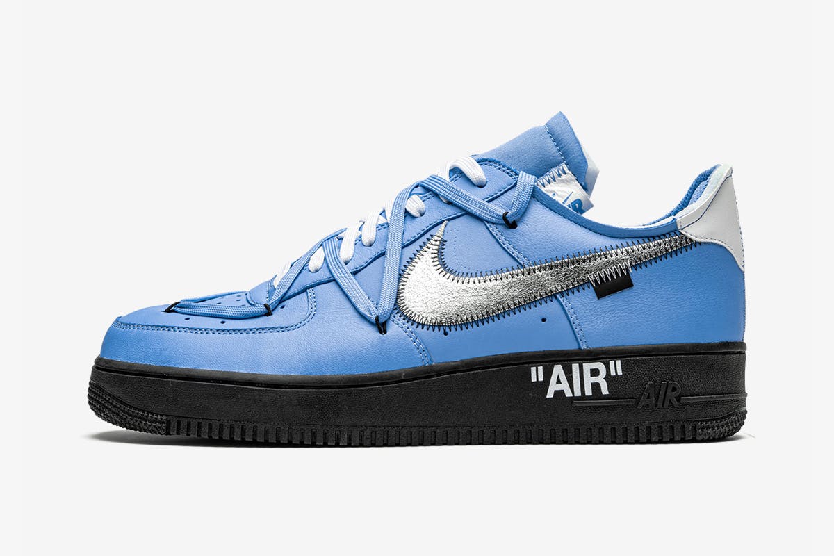 off-white x nike air force 1 mca sample blue