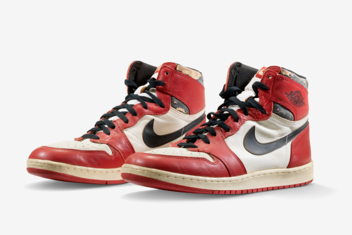 MJ's OG “Shattered Backboard” Nike Air Jordan 1s Sold for $615,000