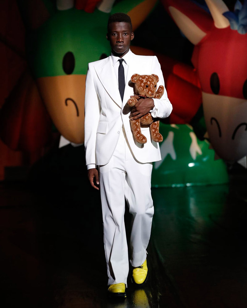 With a Louis Vuitton Bear Virgil Rejects Accusations of Plagiarism