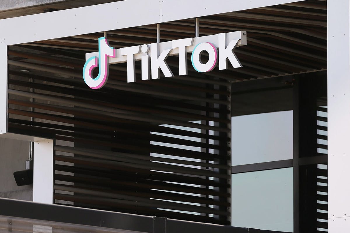 TikTok sign