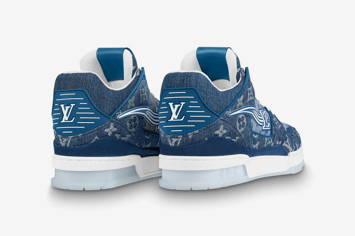 Louis Vuitton Men's Trainer Sneakers Monogram Denim - ShopStyle