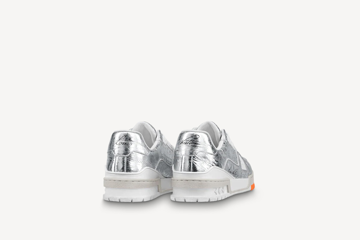 Louis Vuitton, Shoes, Louis Vuitton Trainer Sneaker Ss22 Size Lv 85  Silvermirror