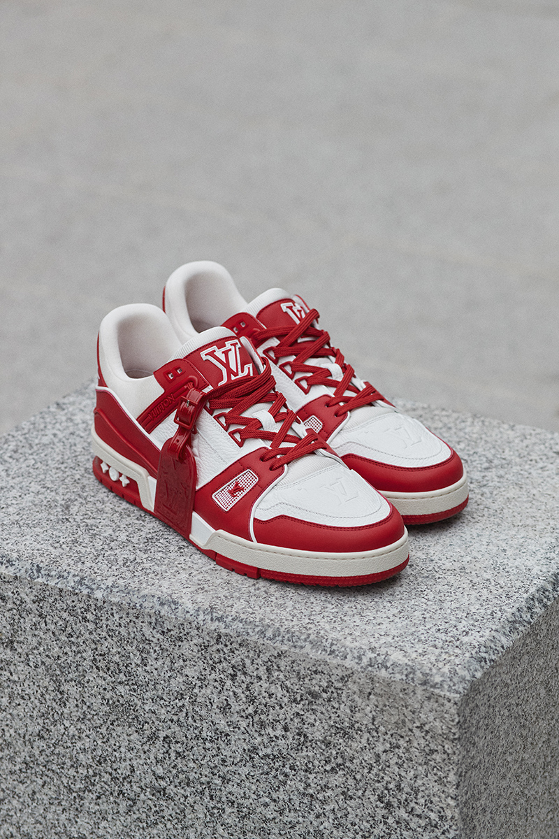 Louis Vuitton Trainer White/Red Product Red Used