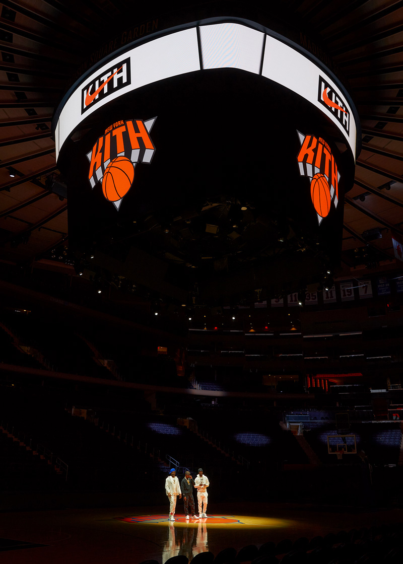 New York Knicks City Edition Court designed by KITH Photo Gallery