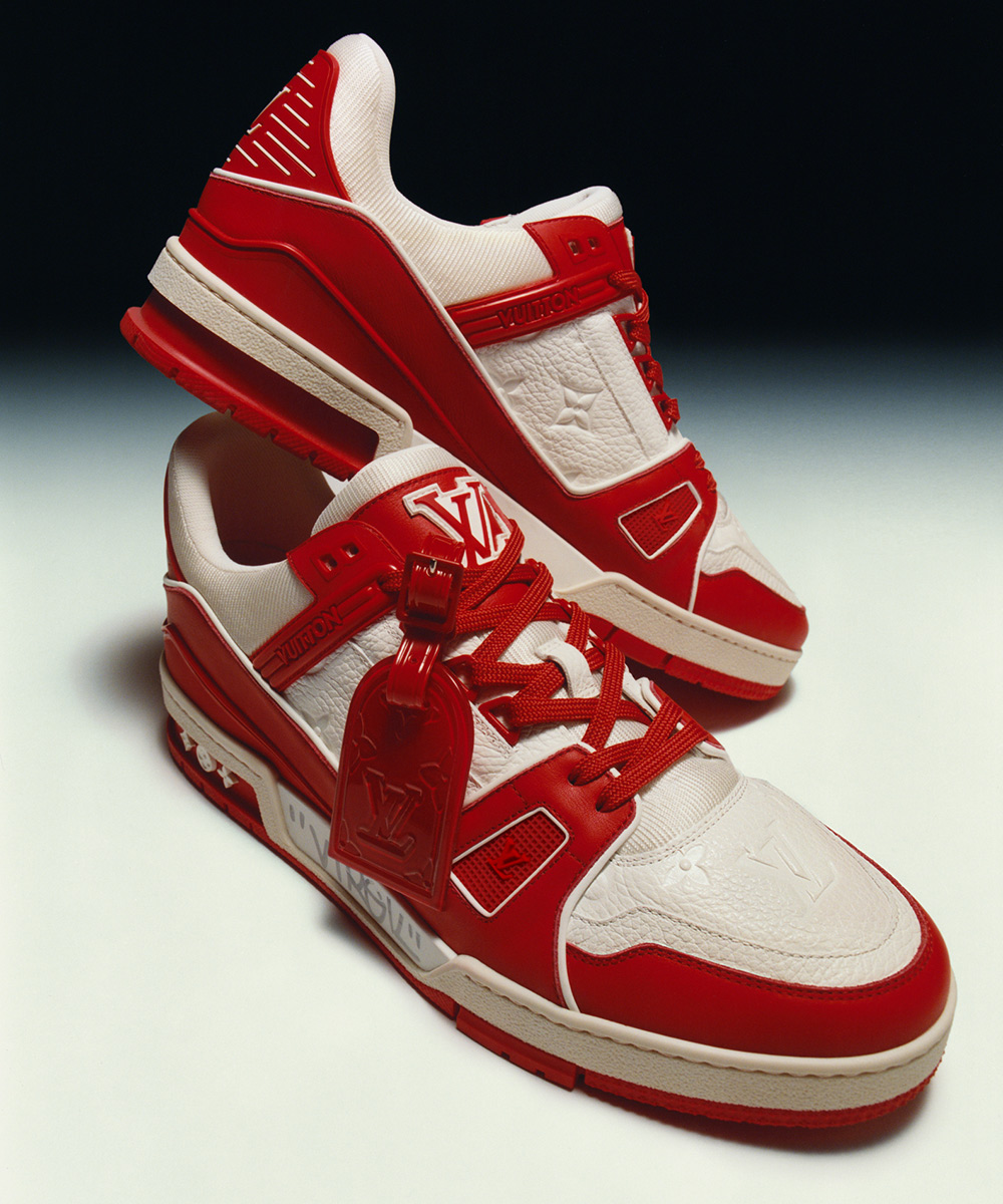 Louis Vuitton  (RED) Trainer: in fight against AIDS - THE Stylemate