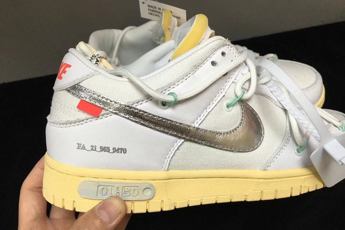 OFF-WHITE × NIKE DUNK LOW 1 OF 50 "45"