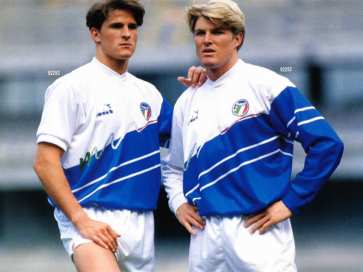 Italy 1994 Diadora Home Shirt - Football Shirt Culture - Latest Football  Kit News and More