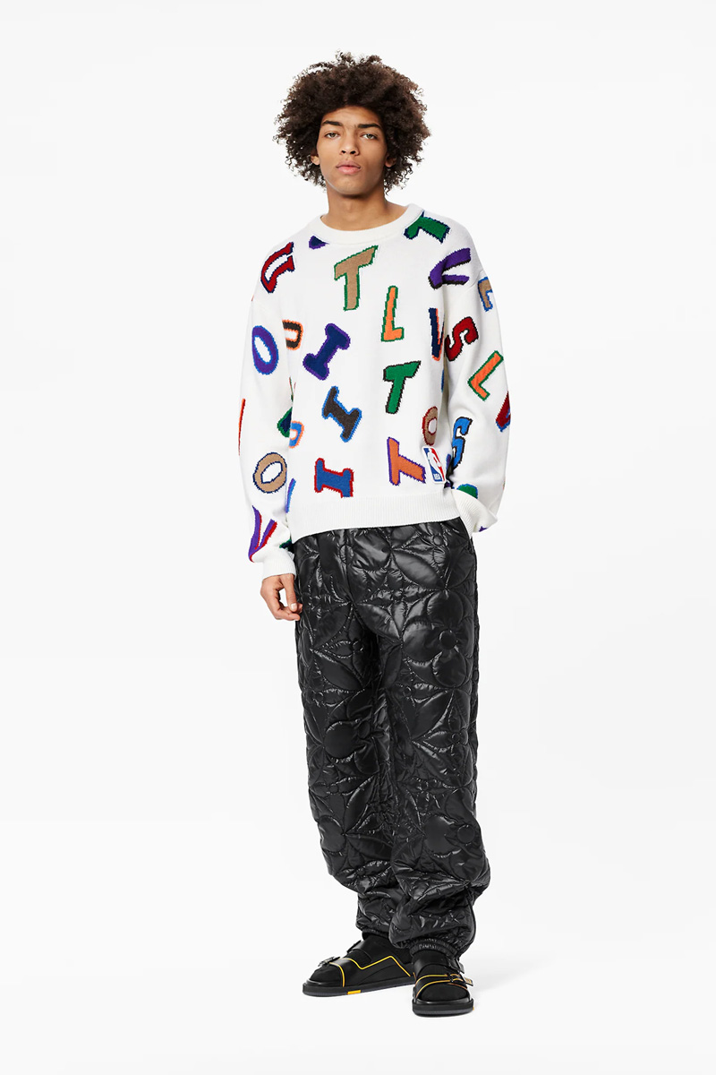 Louis Vuitton Men's XL NBA 2 Monogram Patches Zip Up Blouson Sweater Jacket  Leather ref.310660 - Joli Closet