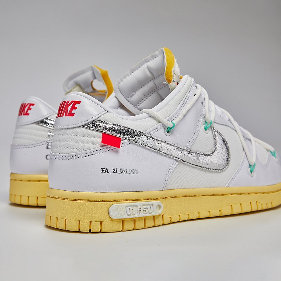 Nike x Off-White™ Dunk Low Lot 1 & 50 Release Information