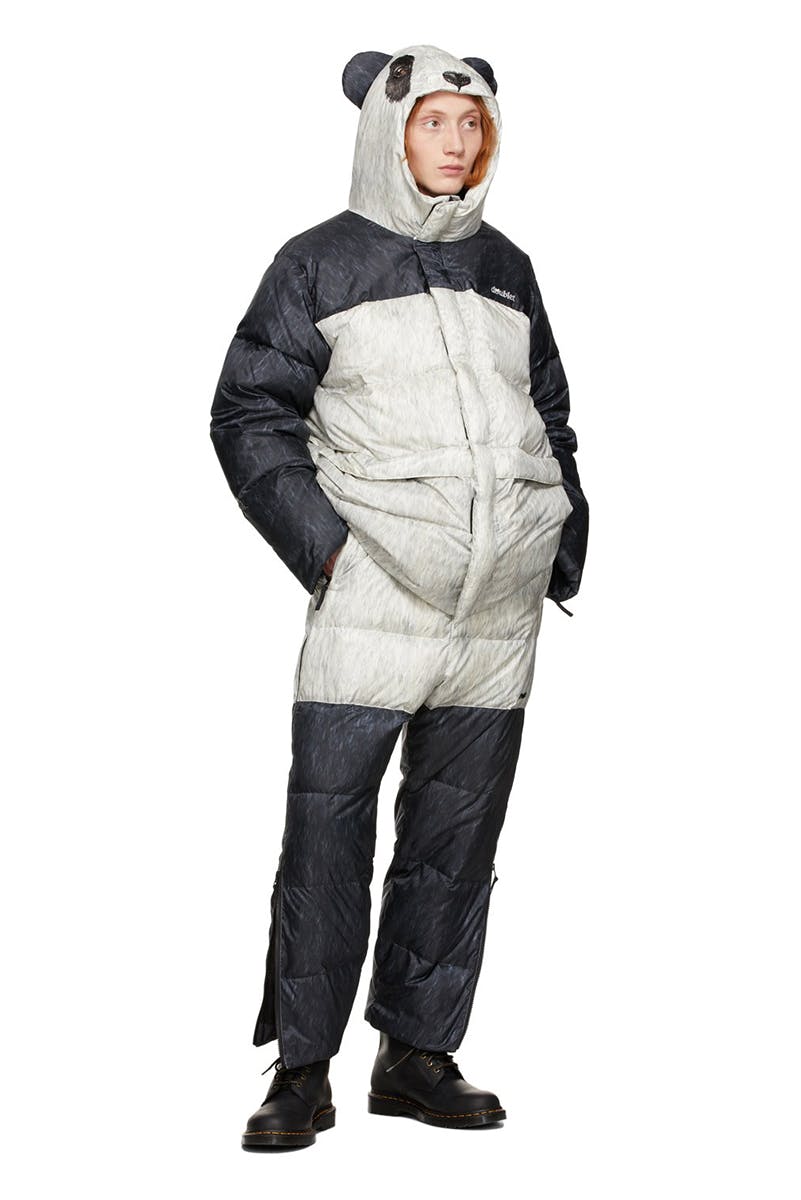 Doublet Panda Bear Costume Puffer Jacket, Pants FW21