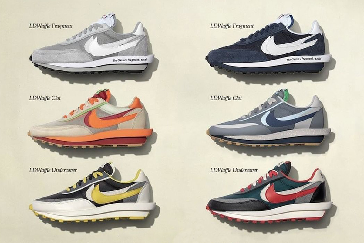 compact Regenboog Per sacai's Nike LDWaffle Reveals Seven Collaborative Sneakers