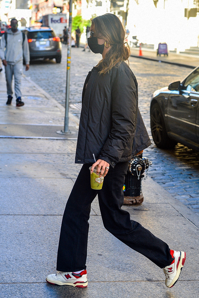 Bella Hadid's Street Style: Nikes & Virgil Abloh's Louis Vuitton