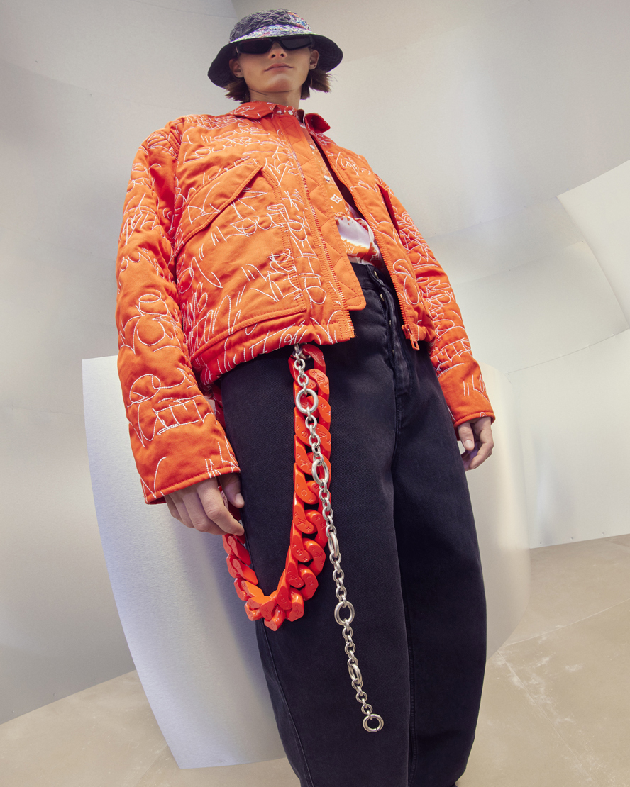Neon glows and distressed bears: Virgil Abloh goes big (and colourful) for  Louis Vuitton Pre-Fall 2022 – HERO