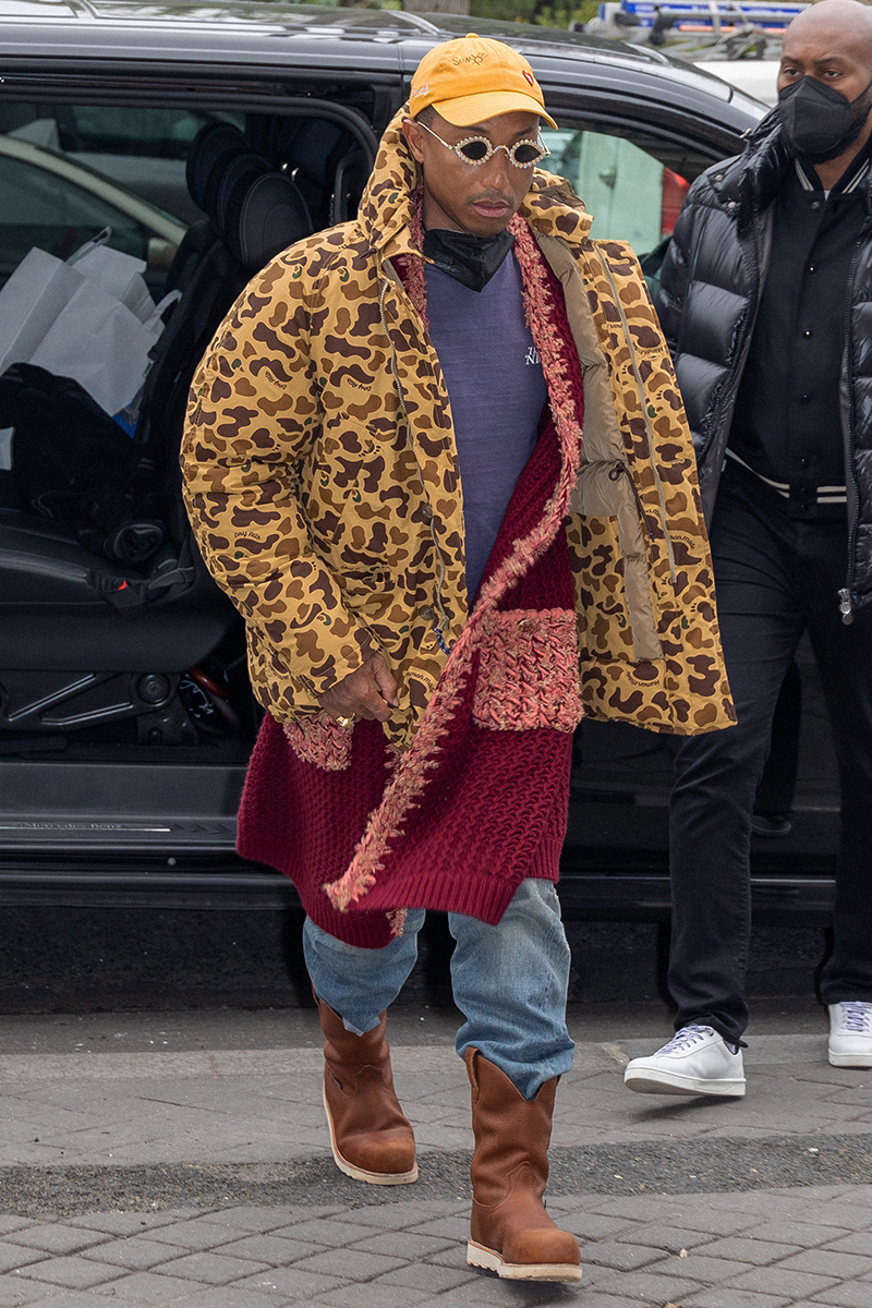 Pharrell Williams Shines in Custom Tiffany & Co. Sunglasses at his
