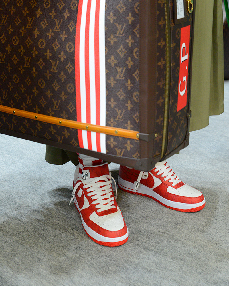 Louis Vuitton x Nike Air Force 1 Sneakers by Virgil Abloh Fetch Over  $350,000 At Auction - Maxim