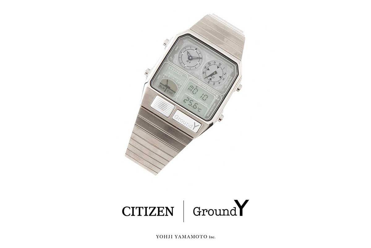 Yohji Yamamoto Drops Citizen Ana–Digi Temp Watch Collab