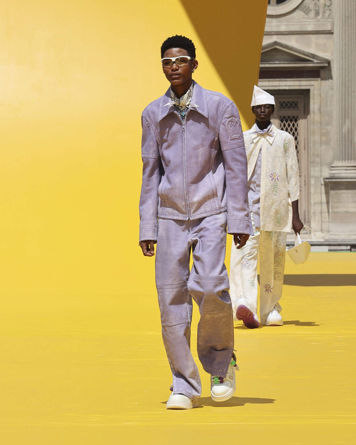 Louis Vuitton takes a dip in hot day 2 of menswear