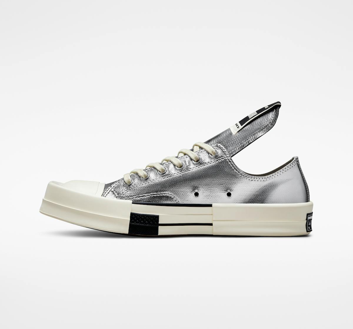 rick owens reshapes the converse chuck 70 with a square-toe execution