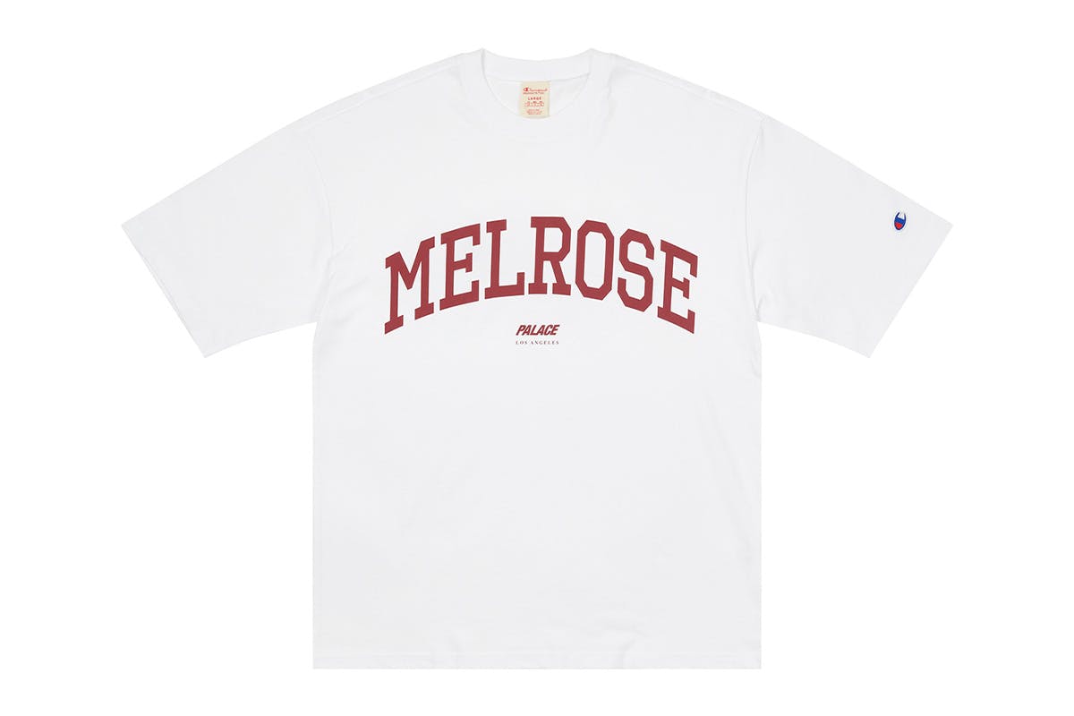 Palace Champion Shop Brewer T-Shirt London White