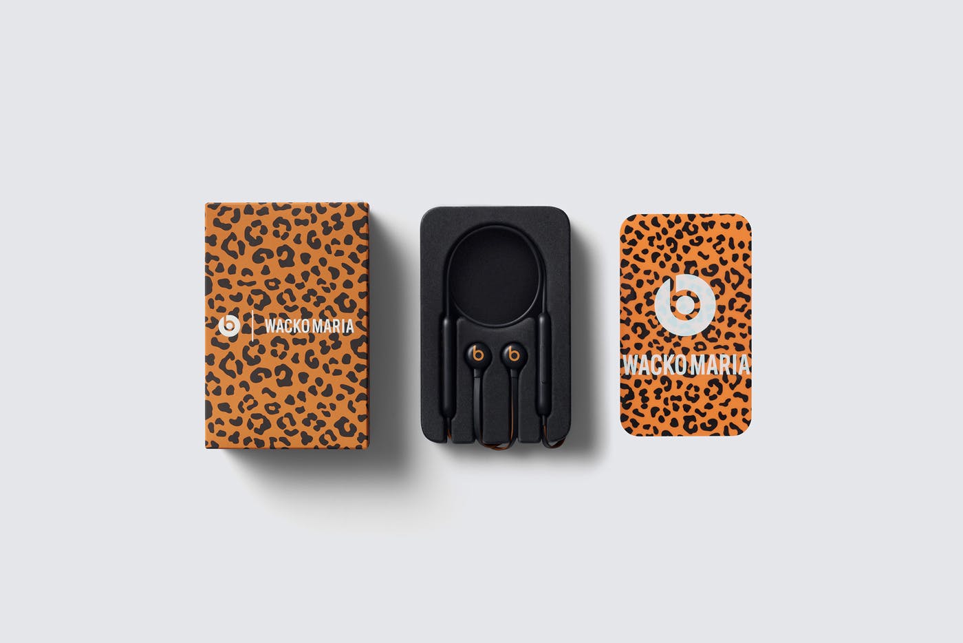 Beats & Wacko Maria Flex Cheetah Print Headphones