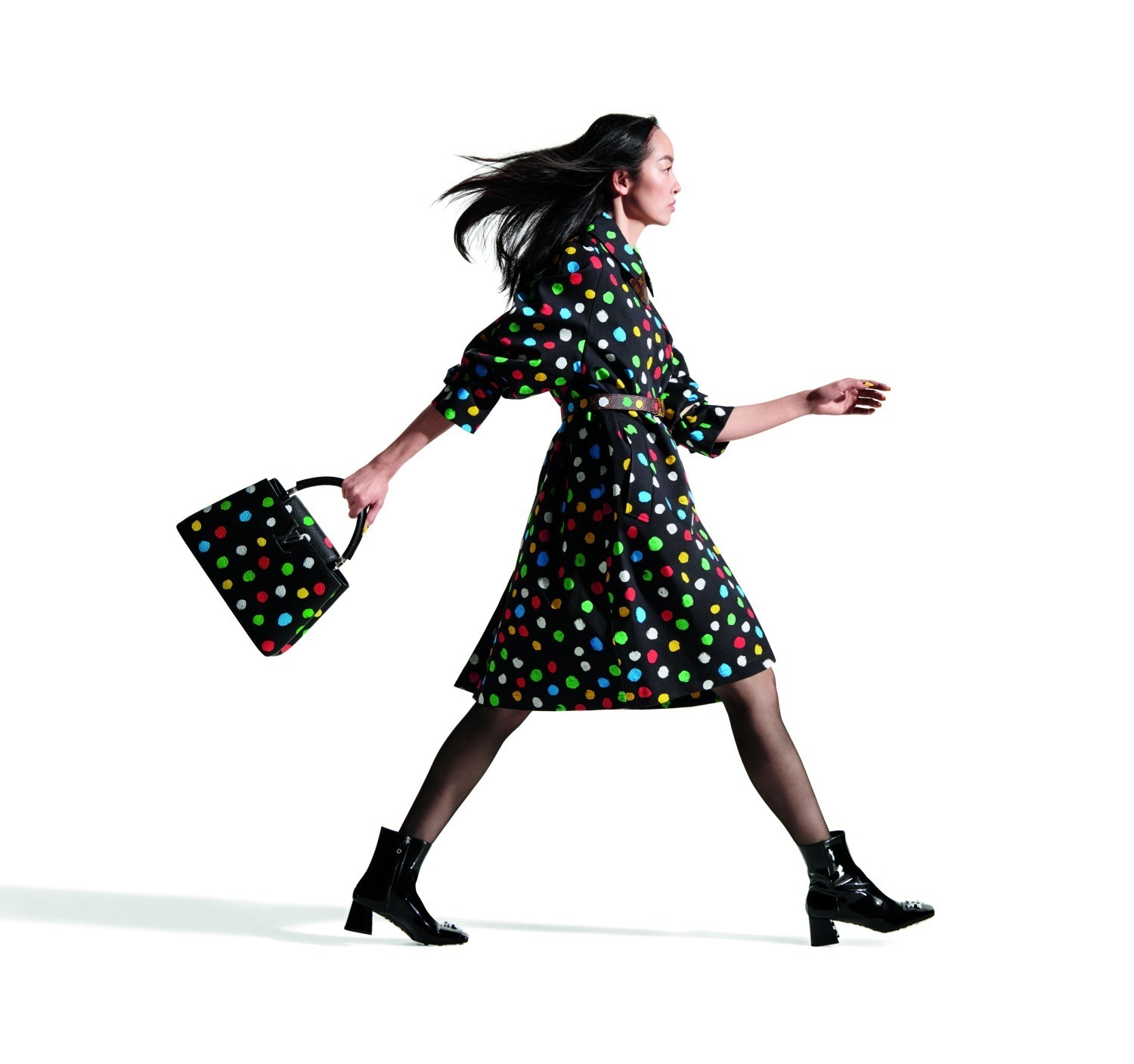 Louis Vuitton x Yayoi Kusama in Vogue Netherlands Jan 2023 — Anne