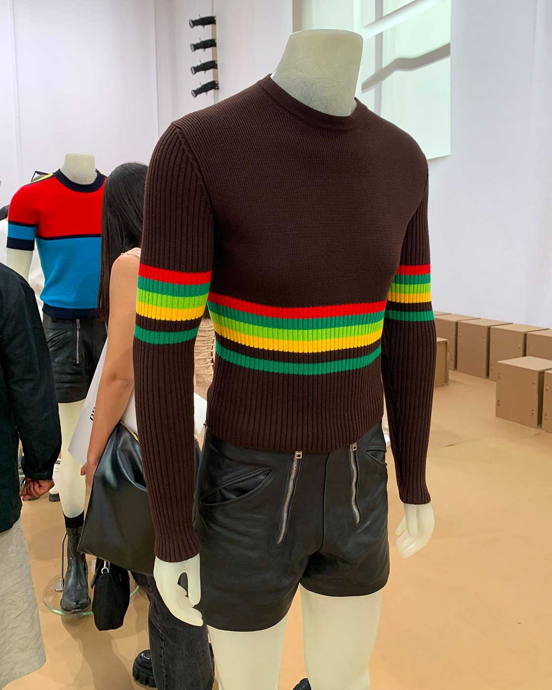 Jeff goldblum outlet rainbow sweater