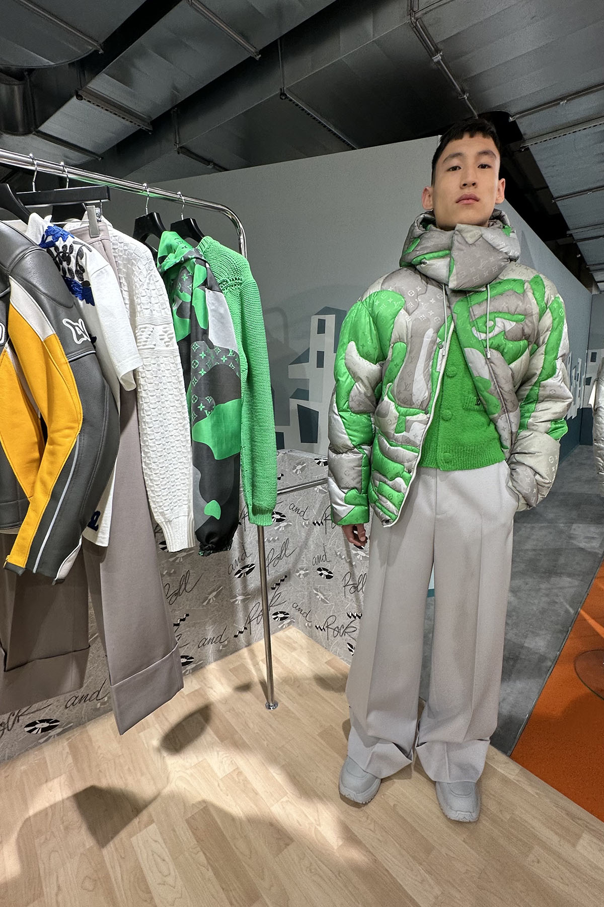 KidSuper on X: Louis Vuitton FW23 - The “Letter Suit” Looking around the LV  studio & I noticed how everyone was from diff parts of the world with  their own story. I