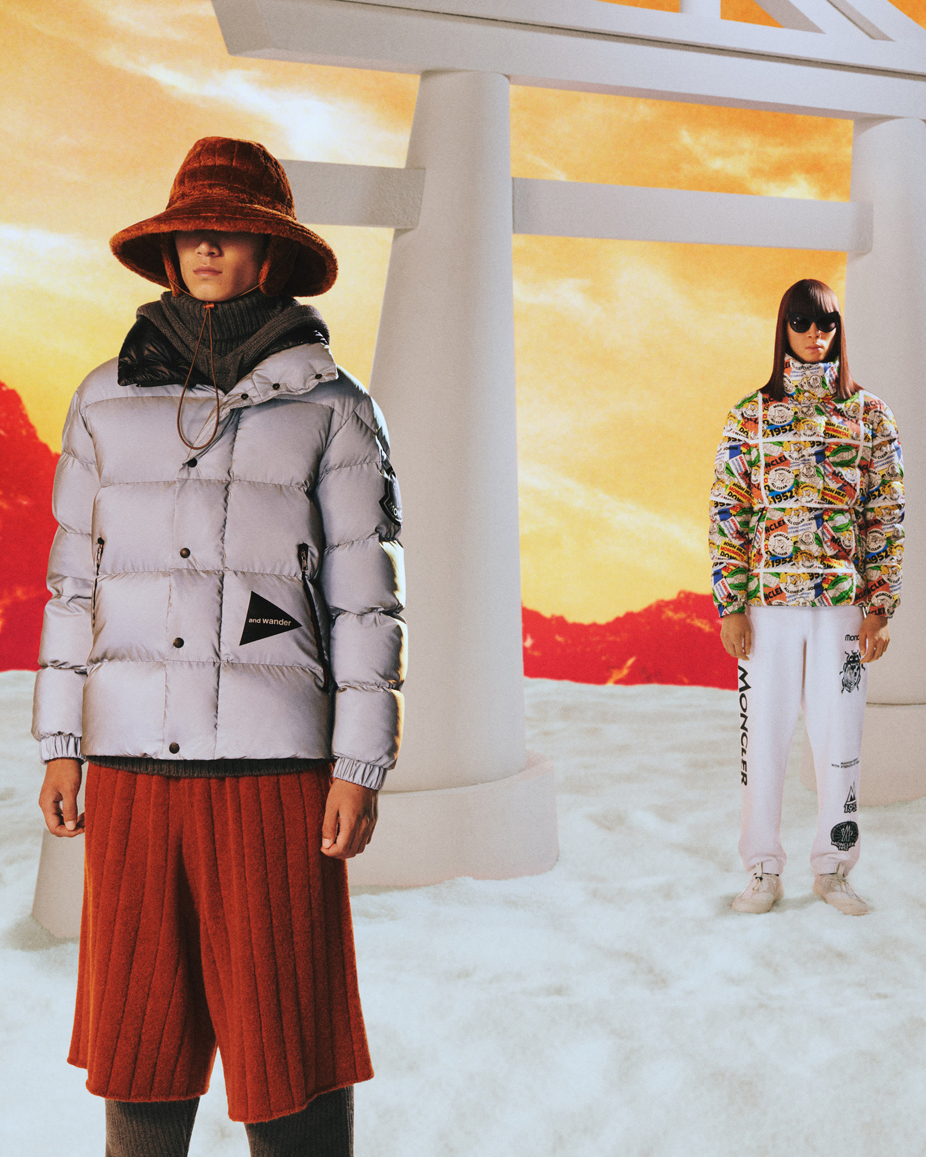 2 Moncler 1952 Men's FW21 Collection; and wander, suicoke