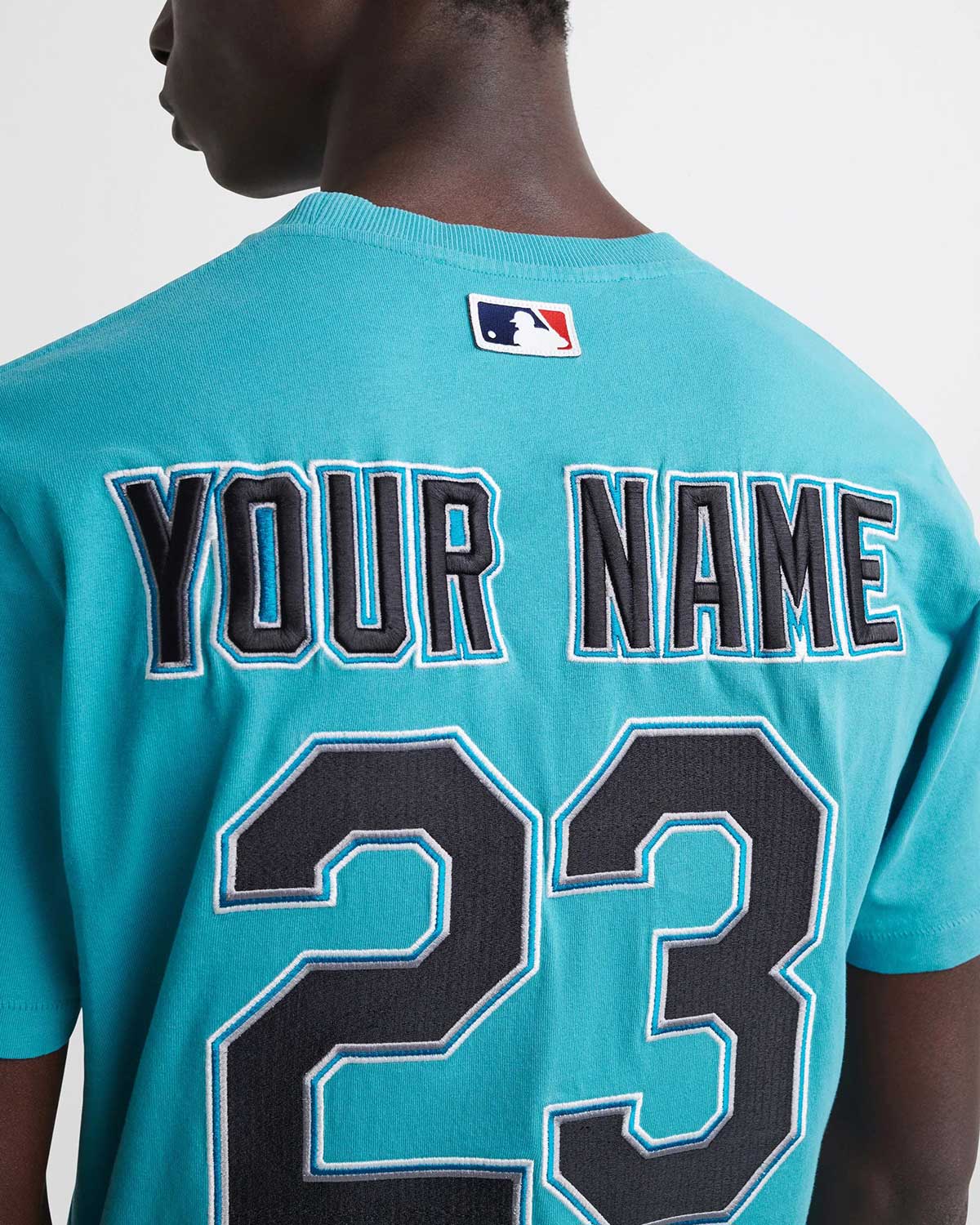 New Era heritage baseball jersey in off white - exclusive to ASOS