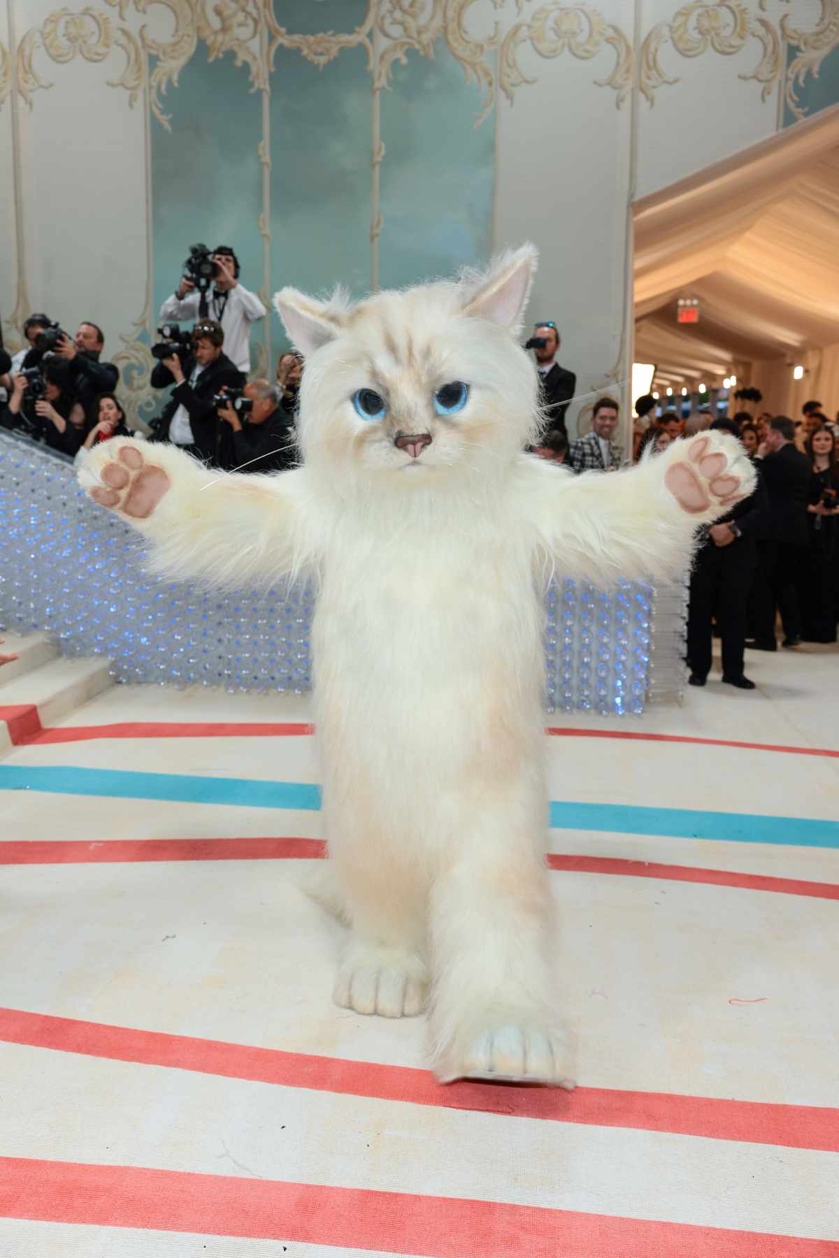 Jared Leto wears life-size cat costume on Met Gala red carpet
