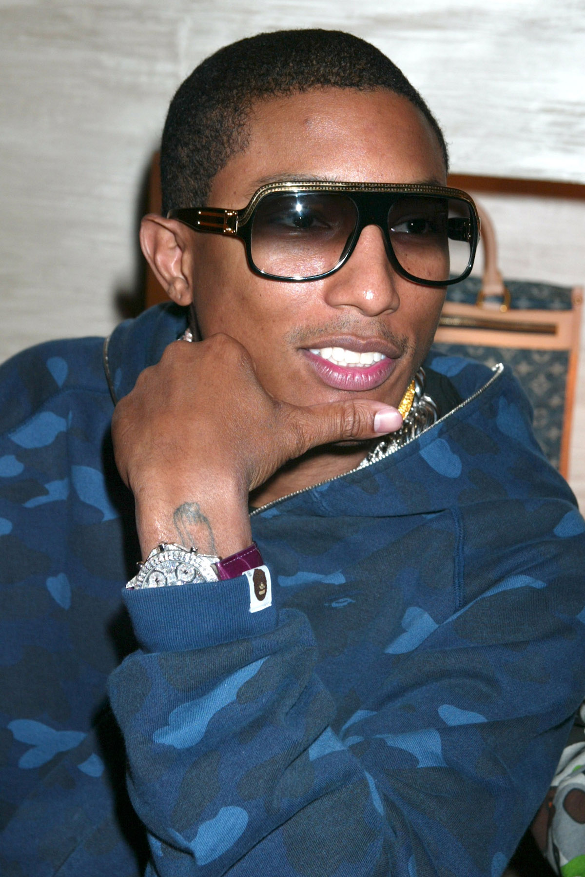 Louis Vuitton x Pharrell Williams Purple Millionaire Sunglasses w/ Gold  Plated