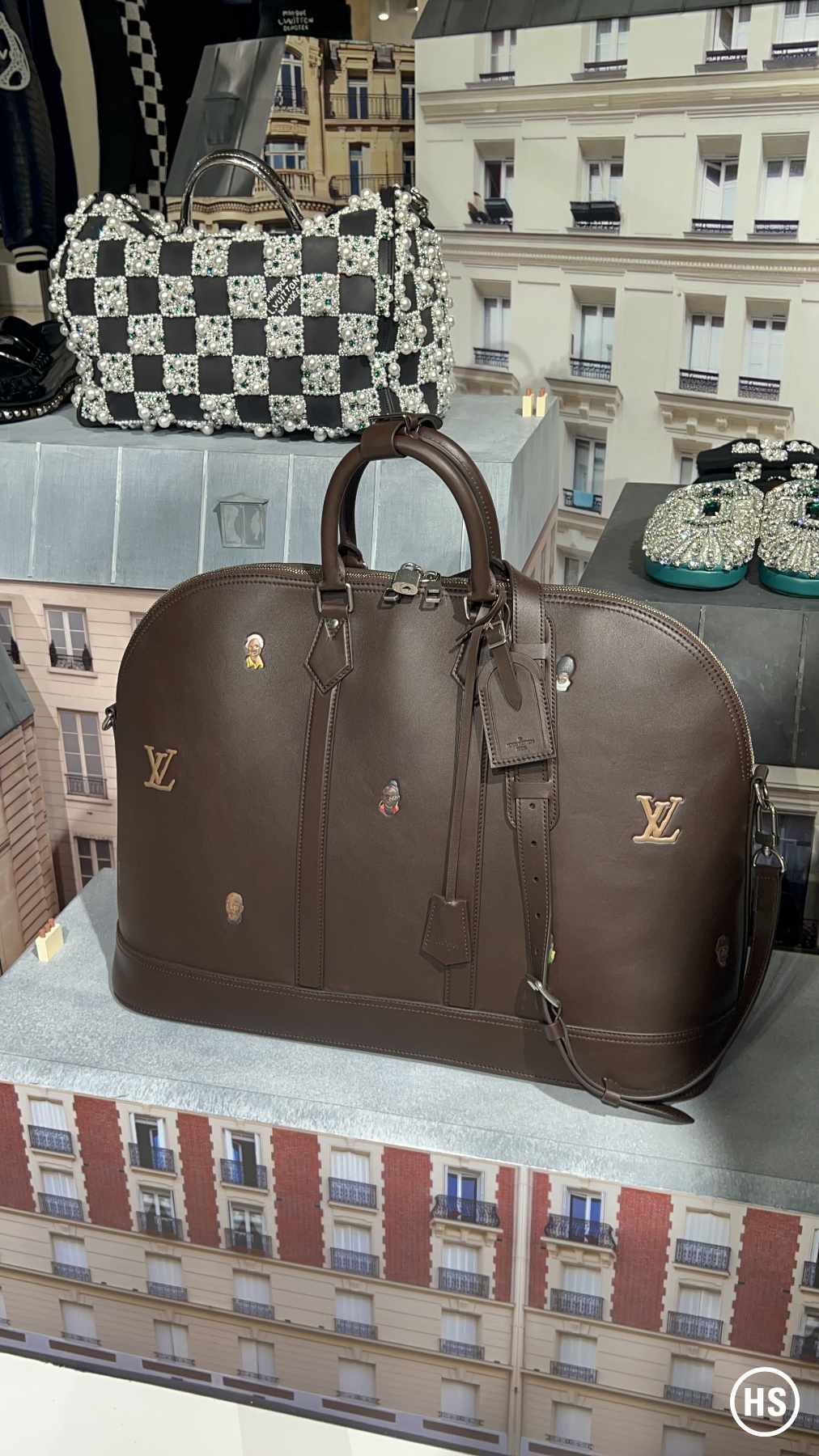 The Millionaire bag from Pharrell's debut LV Collection is entirely made  of crocodile skin, pure gold hardware and a diamond encrusted…