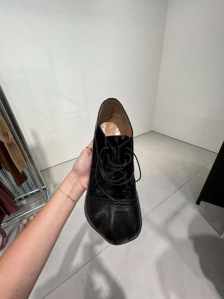 JW Anderson paw-toe oxford shoes - Black