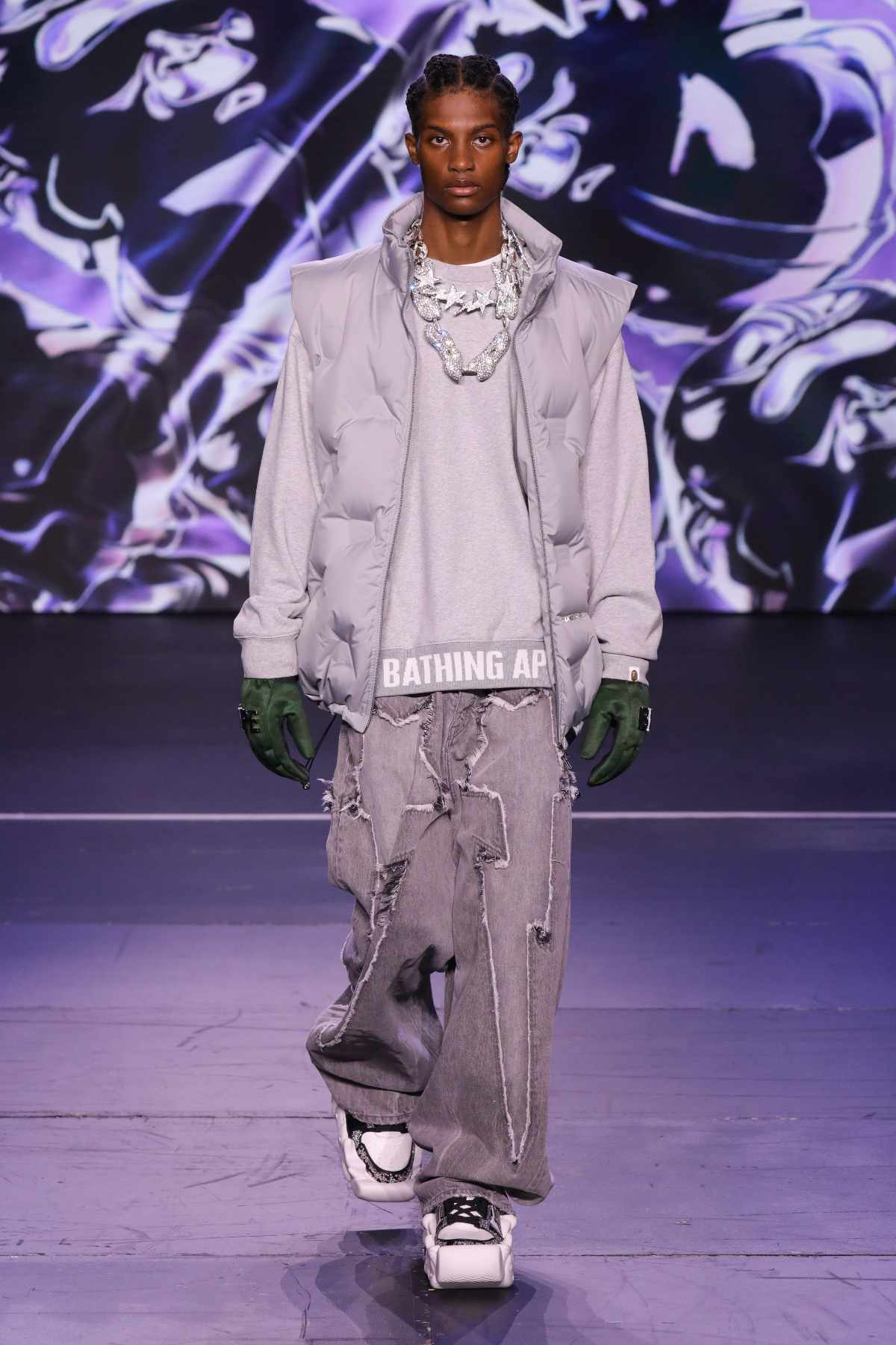Fashion Army on X: Wiz Khalifa - Bag : Louis Vuitton Bomber : Bape Backpack  : Supreme Sweatpants : Adidas  / X