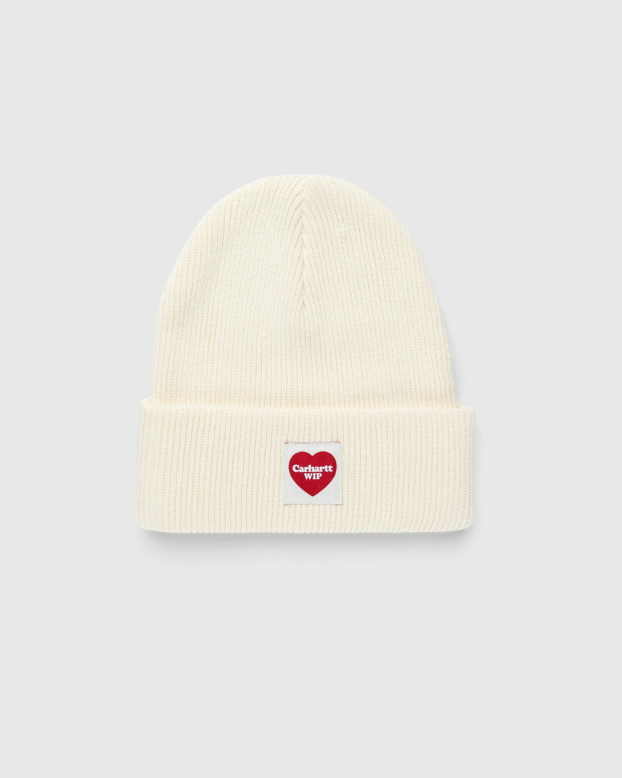 Carhartt WIP - Heart Beanie Natural - Accessories - White - Image 1