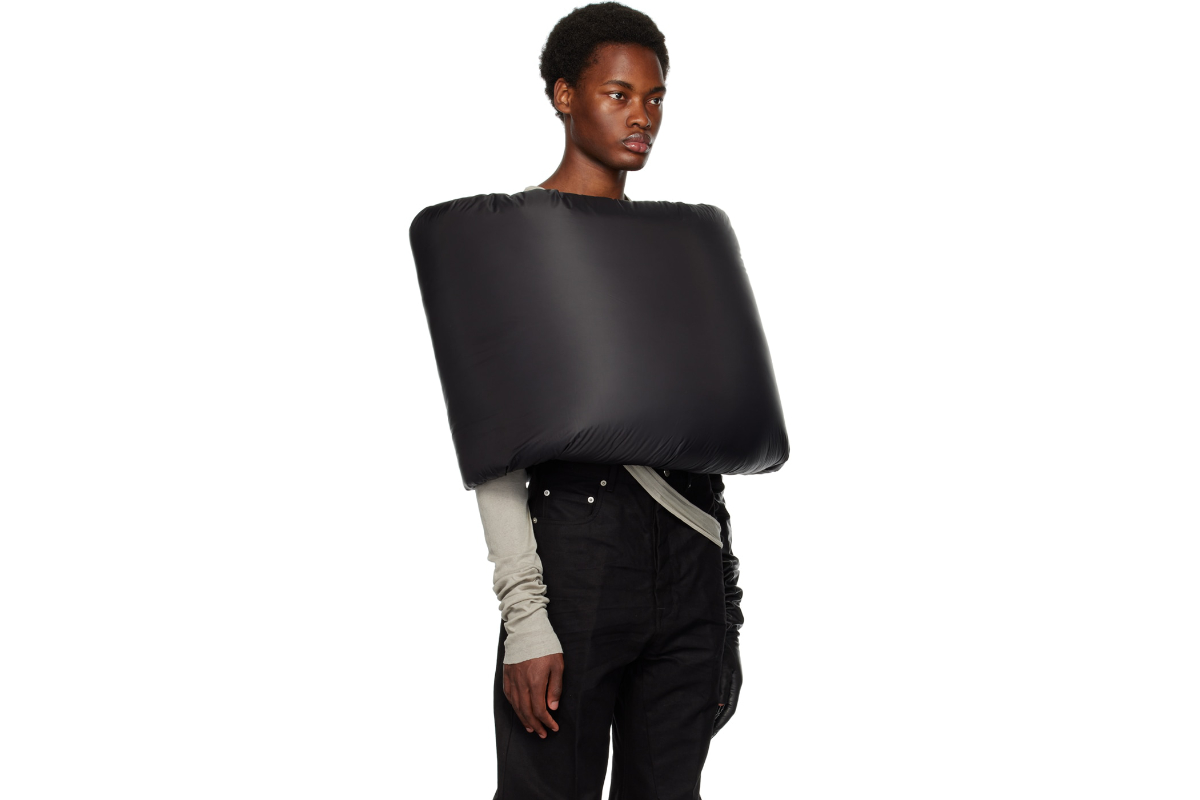 Rick Owens Drops Its FW23 Puffer Tube Top (That's Also a Scarf)