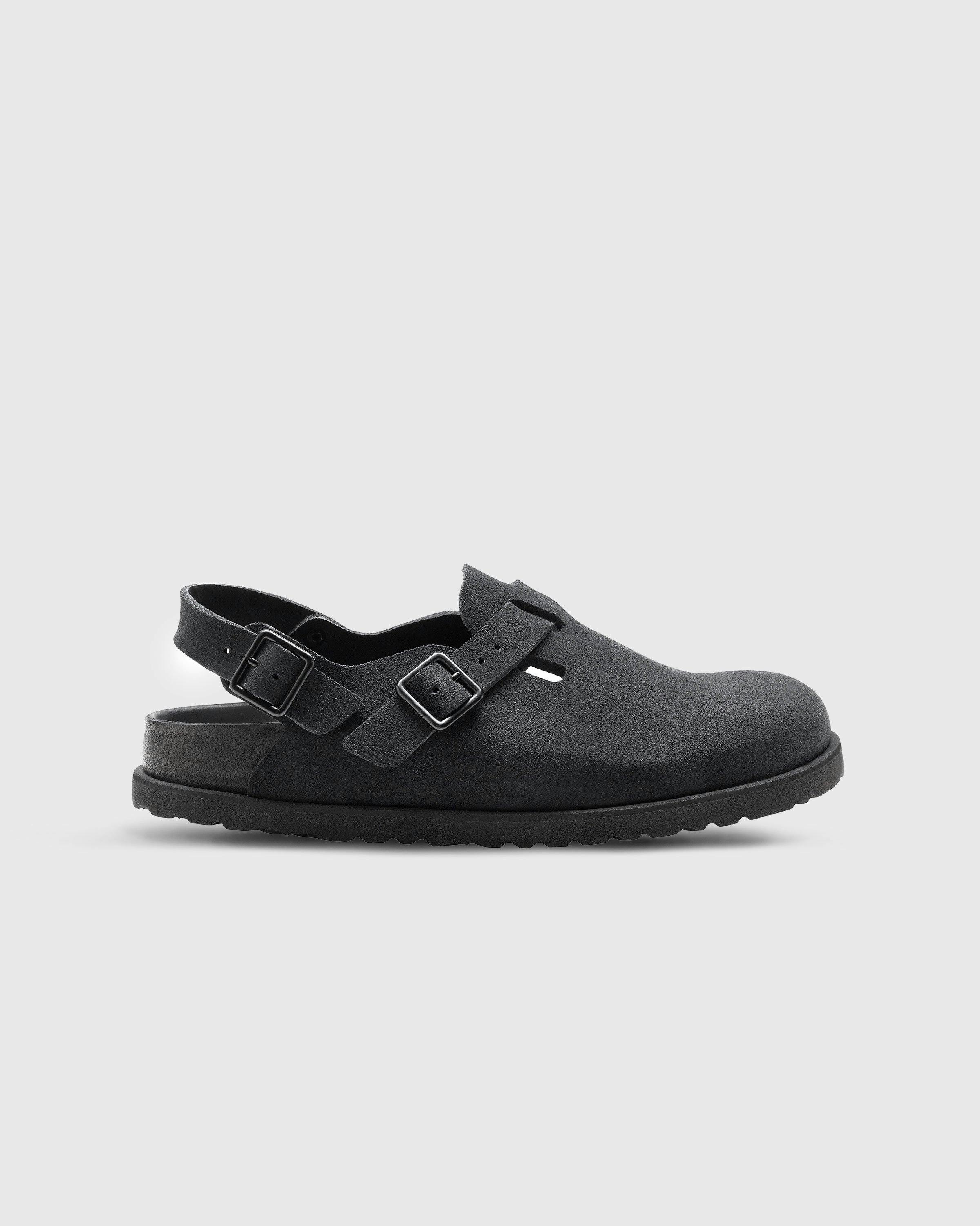 Birkenstock - Tokio Suede Leather Black - Sandals & Slides - Black - Image 1