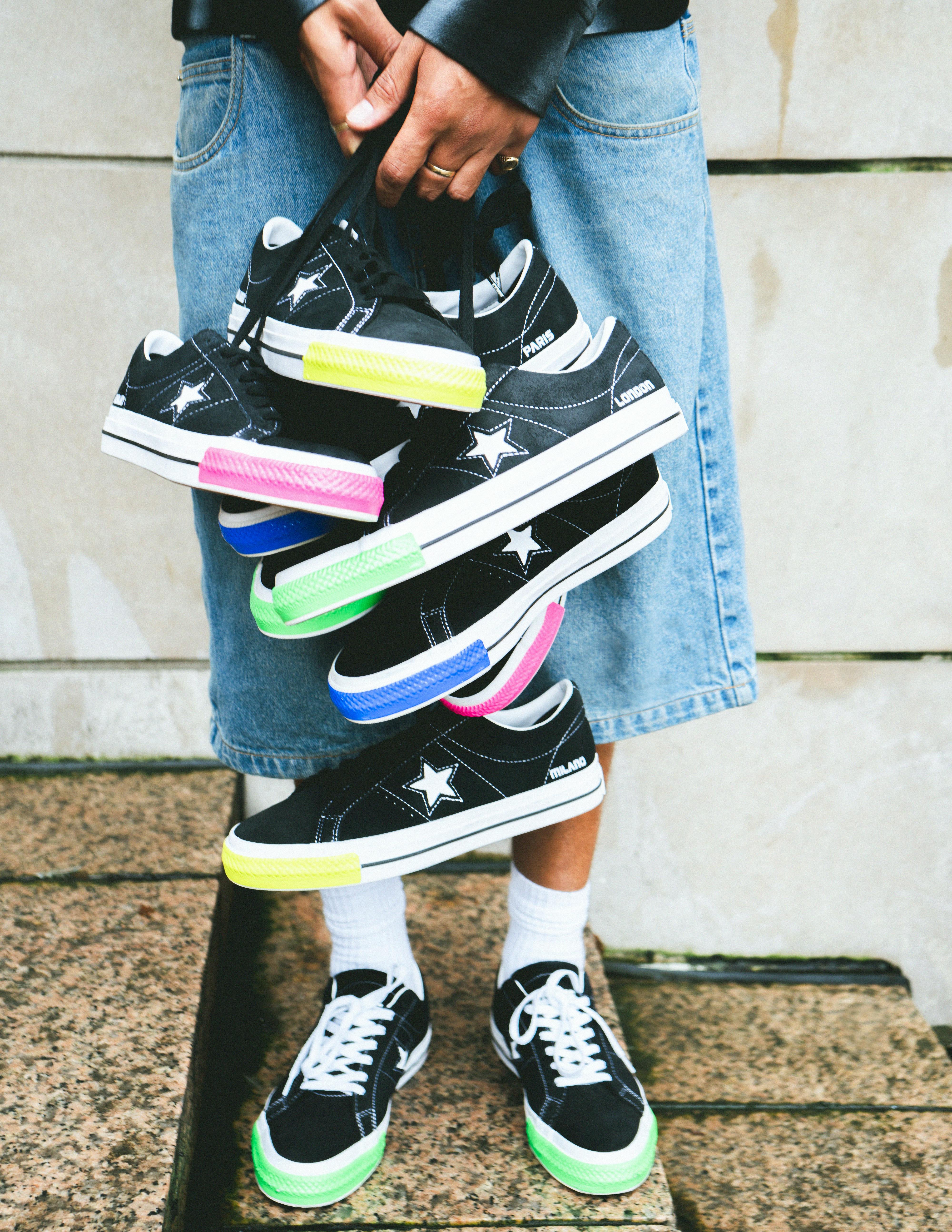 Converse one star street style best sale