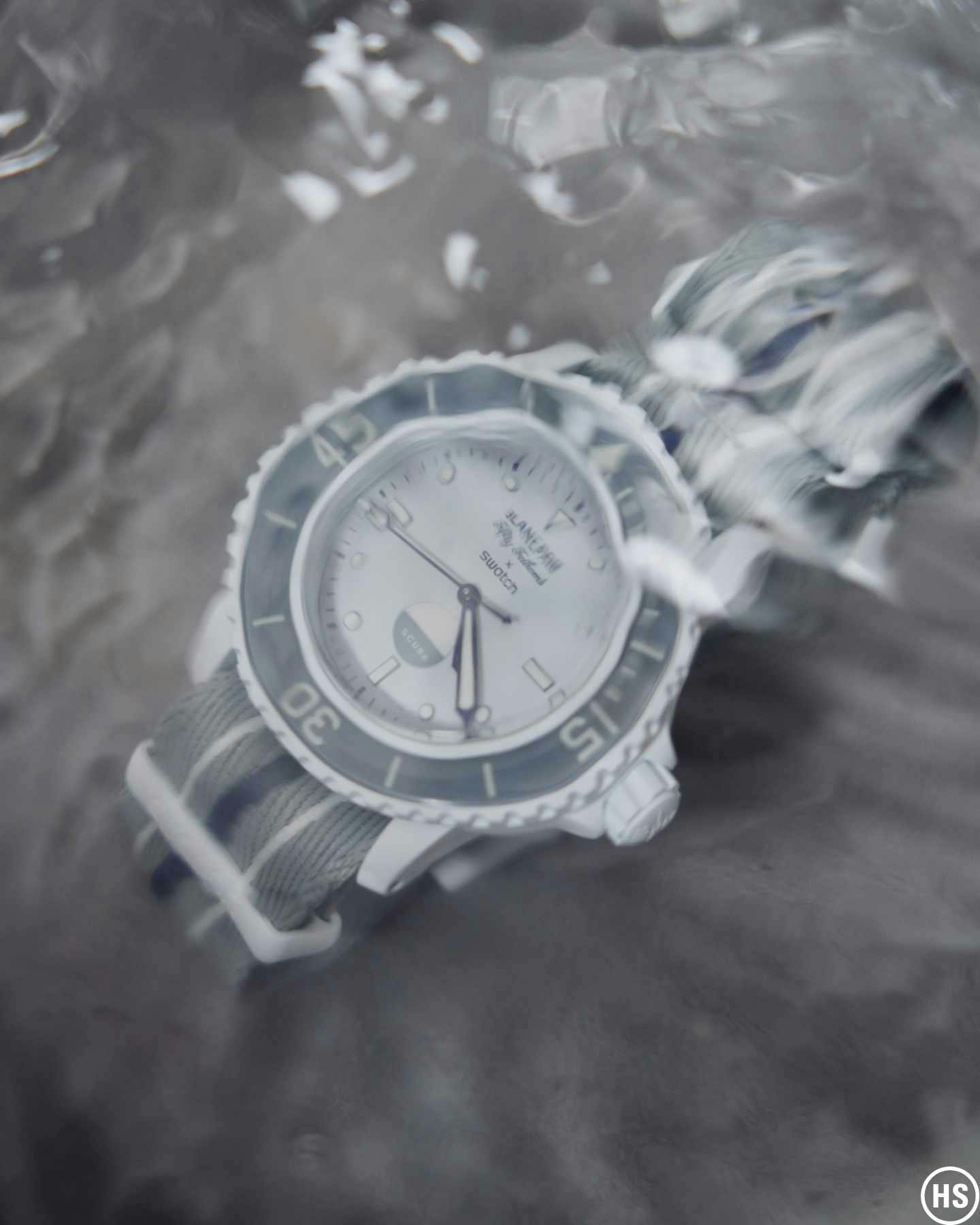 Swatch & Blancpain's Bioceramic Scuba Fifty Fathoms diving watch collaboration, designed in homage to the planet's five oceans