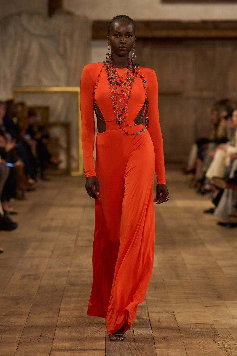 Ralph Lauren Presents a Gilded Spring 2024 Collection