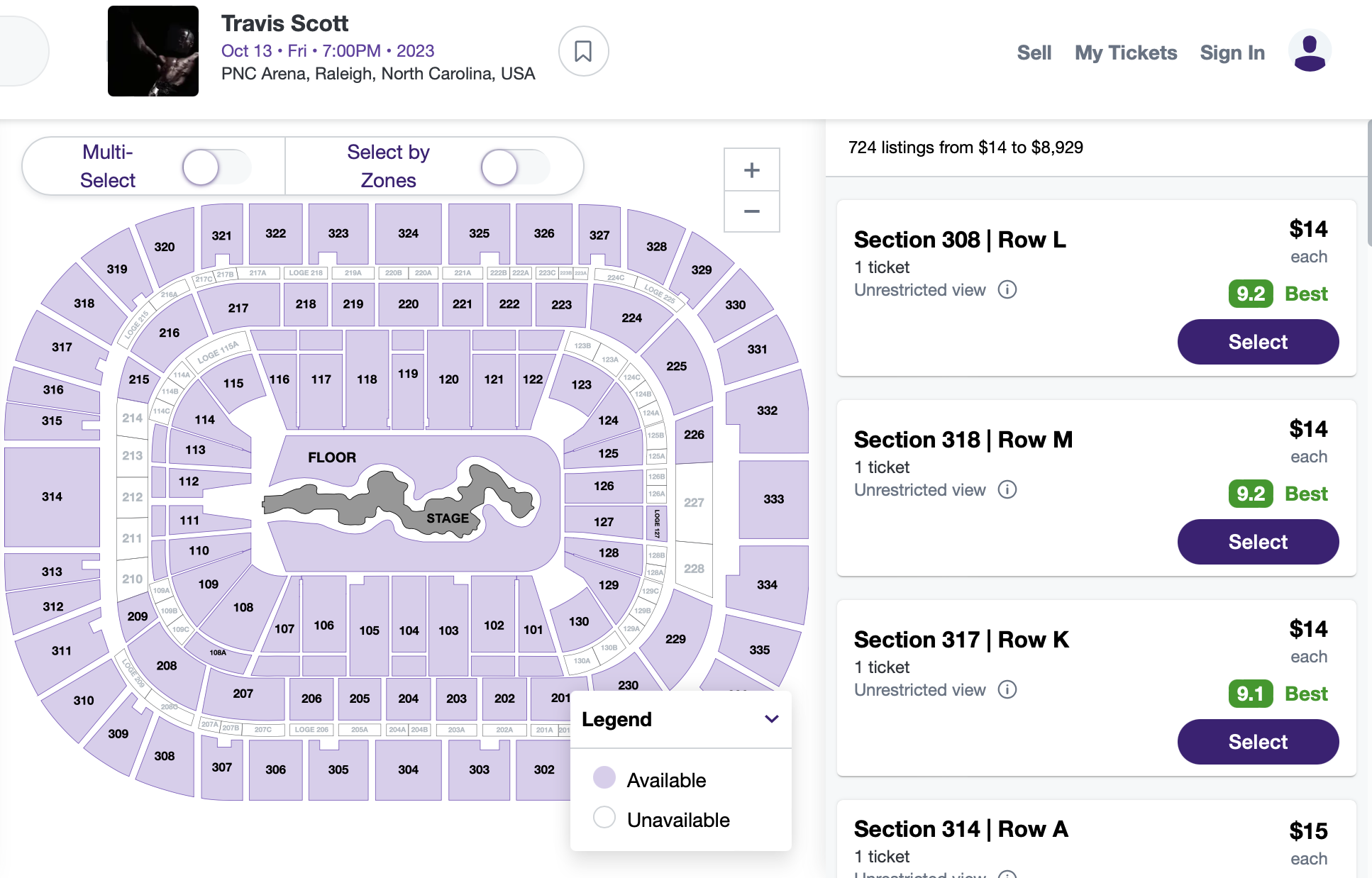 Travis Scott 'Utopia Tour' tickets online for cheap due to low demand