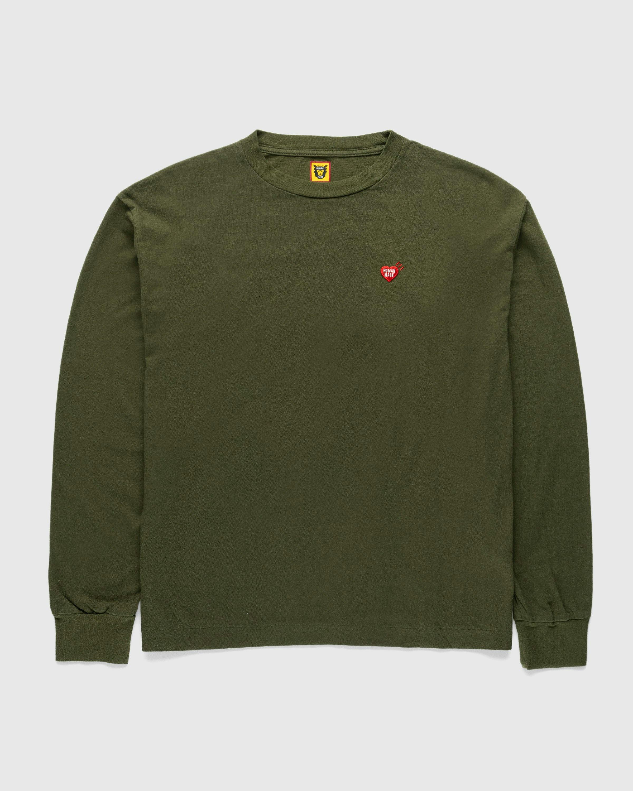 Human Made – Graphic Long-Sleeve T-Shirt Olive Drab | Highsnobiety