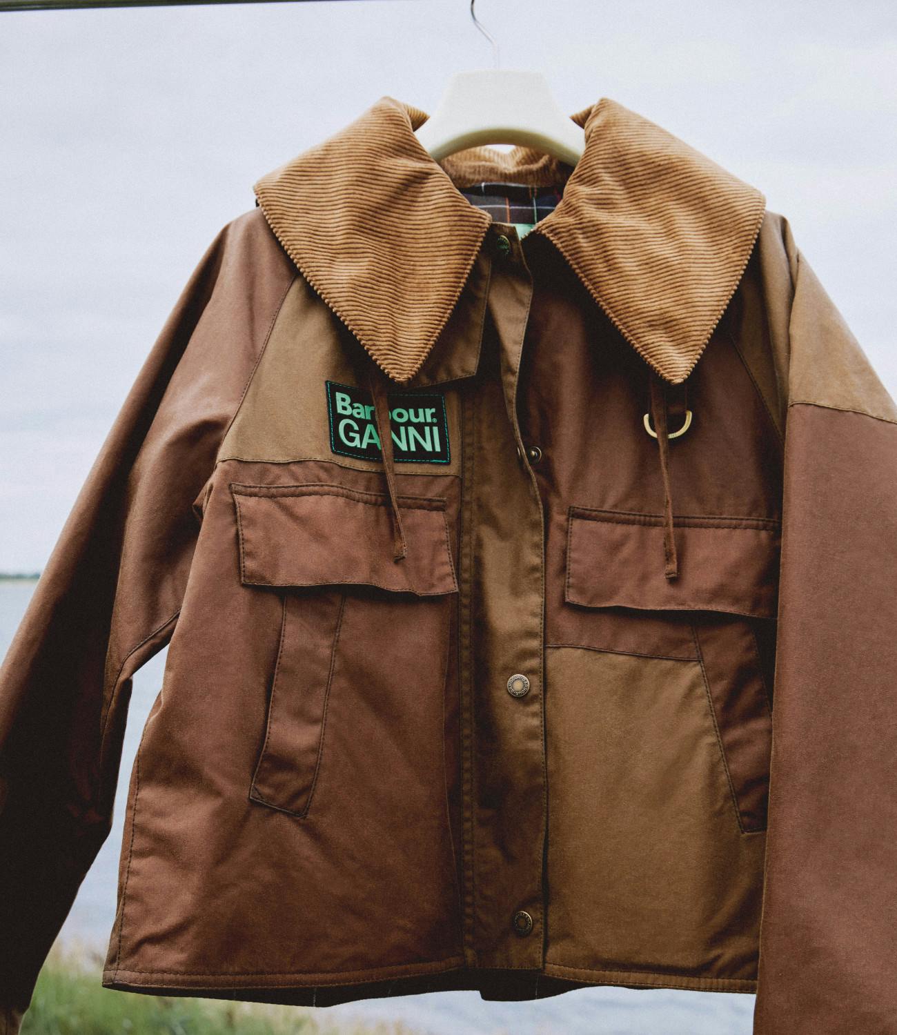 GANNI & Barbour are collaborating for Fall/Winter 2023.