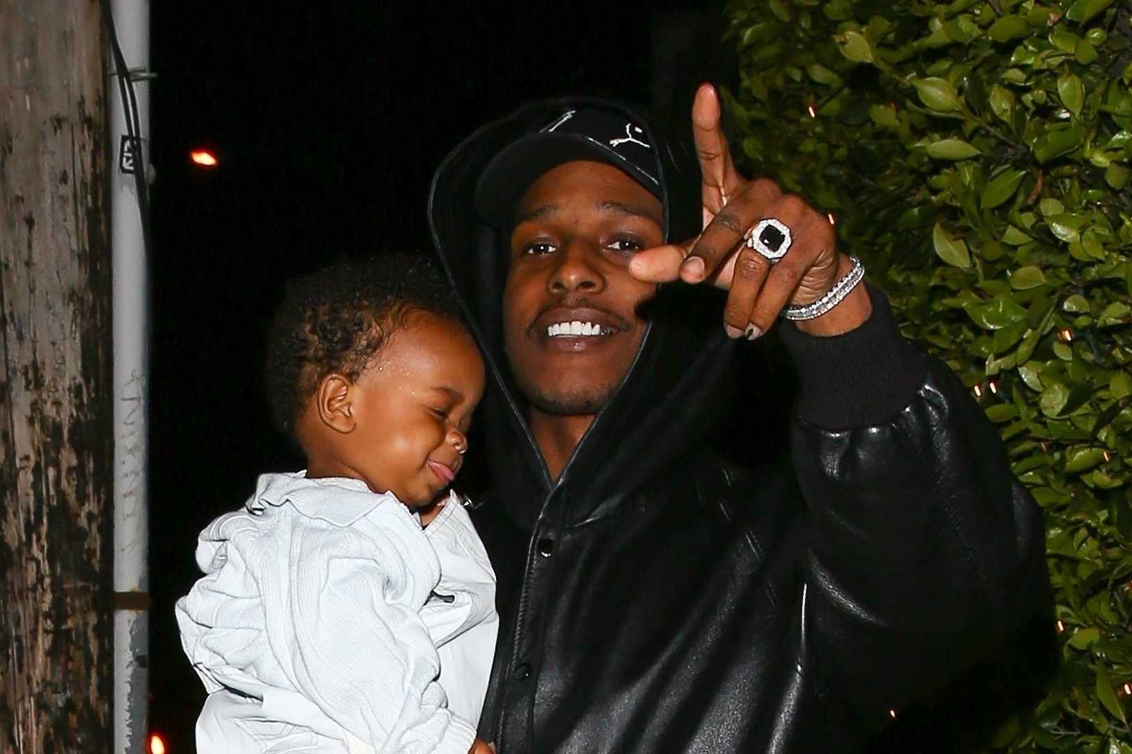 A$AP Rocky and Baby RZA Already Have Matching Father-Son Belts