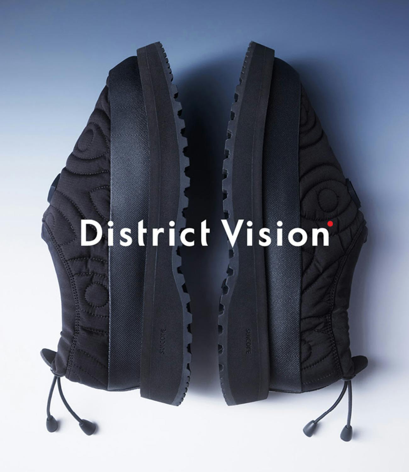 District Vision & Suicoke have linked up for a Fall/Winter 2023 footwear collaboration.