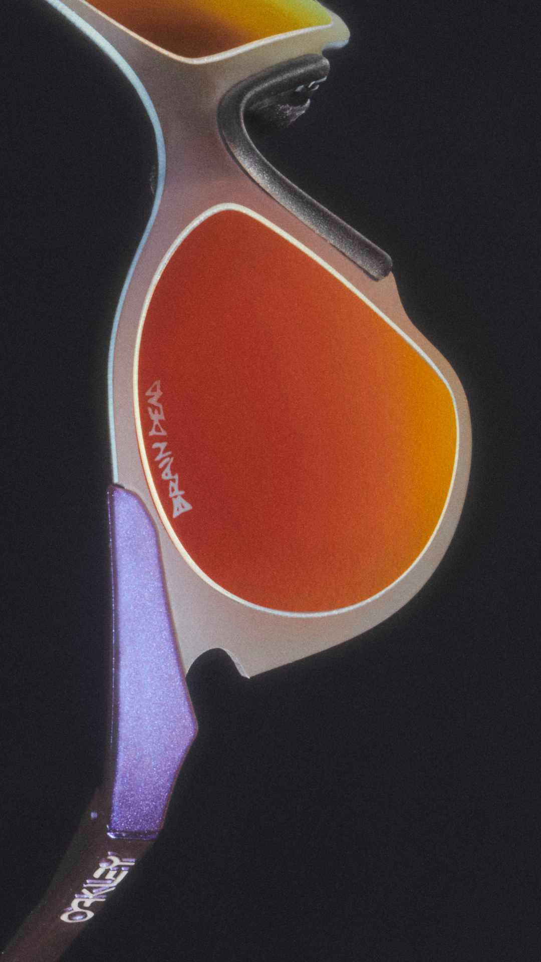 Photos of Brain Dead & Oakley's collaborative Sub Zero & Eye Jacket sunglasses and Paguro Slides