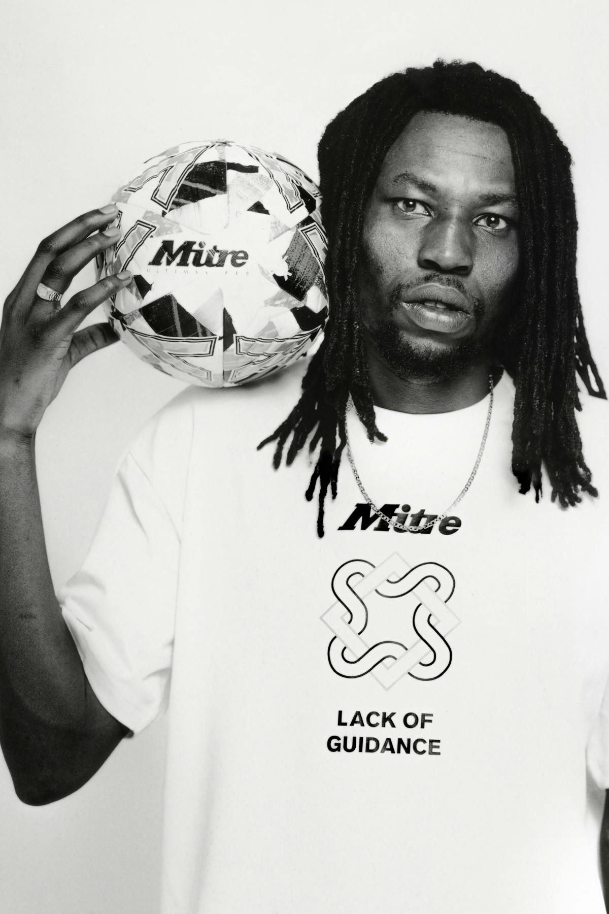 Lack of Guidance x Mitre Fall/Winter 2023 collaboration.